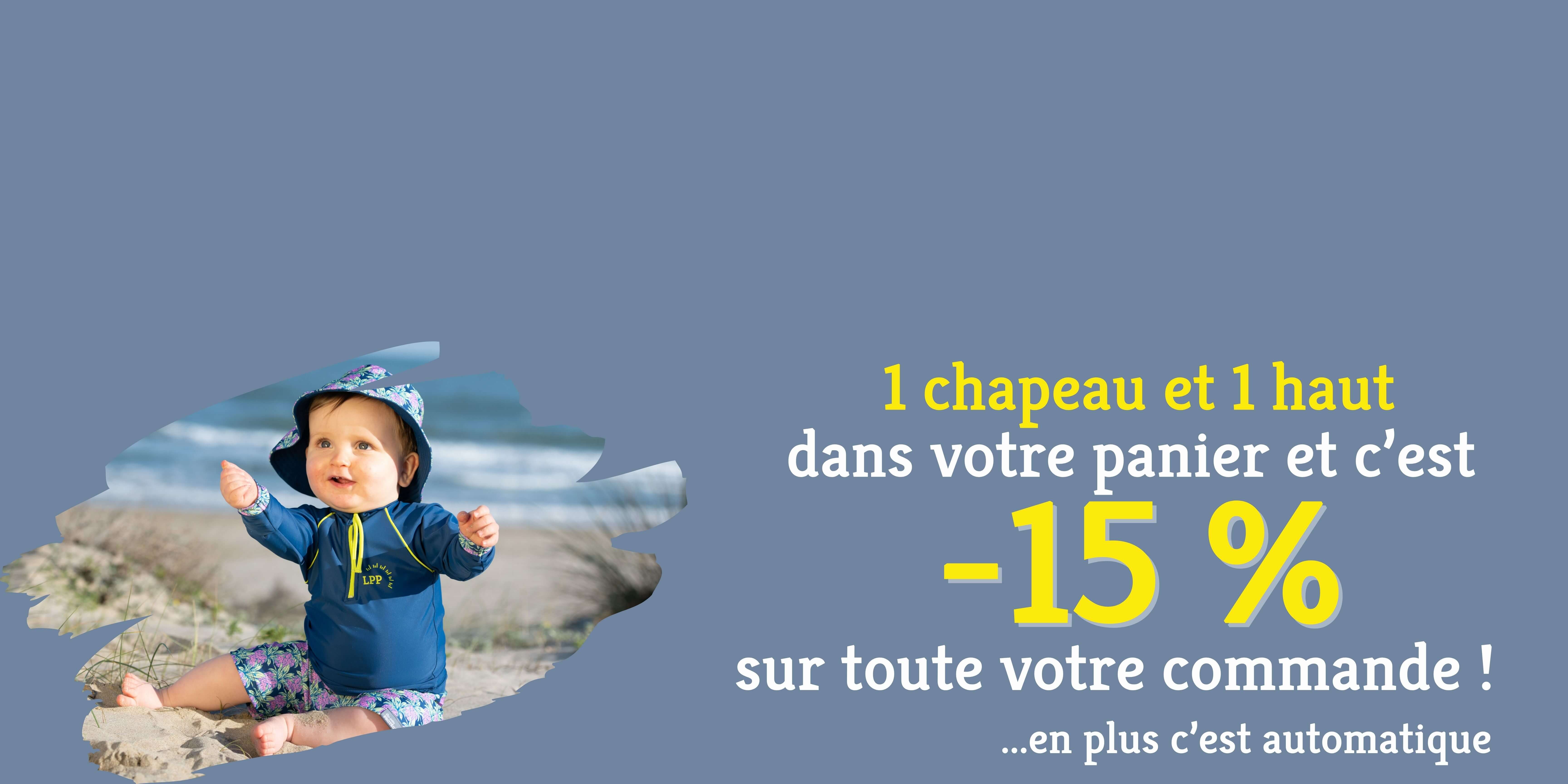 Les v&ecirc;tements anti-UV Les Petits Prot&eacute;g&eacute;s sont con&ccedil;us pour offrir la meilleure des protections solaires aux b&eacute;b&eacute;s et aux enfants. 